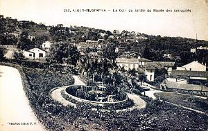 ALGER - MUSTAPHA - JARDIN DU MUSEE DES ANTIQUITES - 1920